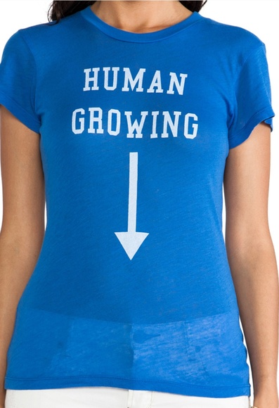 Wildfox Couture Shirt Human Growing in Night Owl - Picture 1 of 6